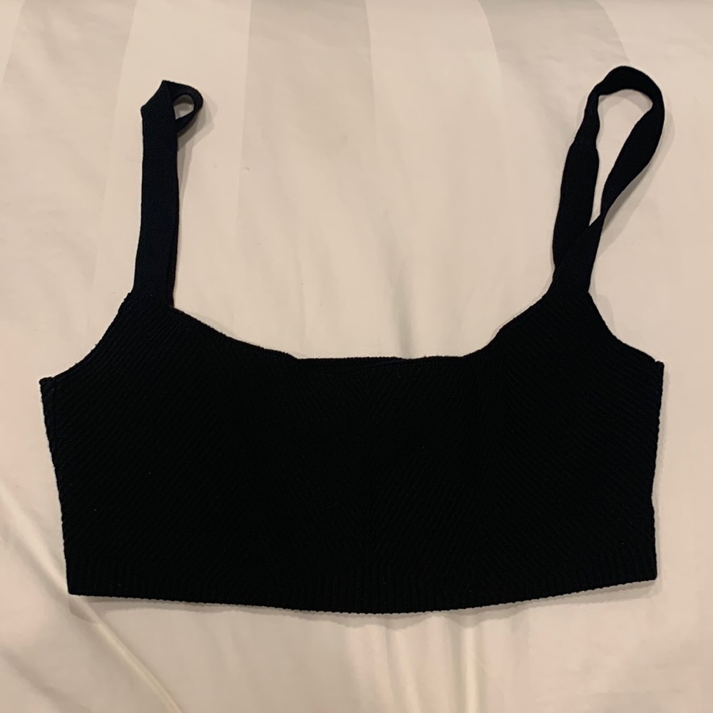 Gauge81 knitted crop top